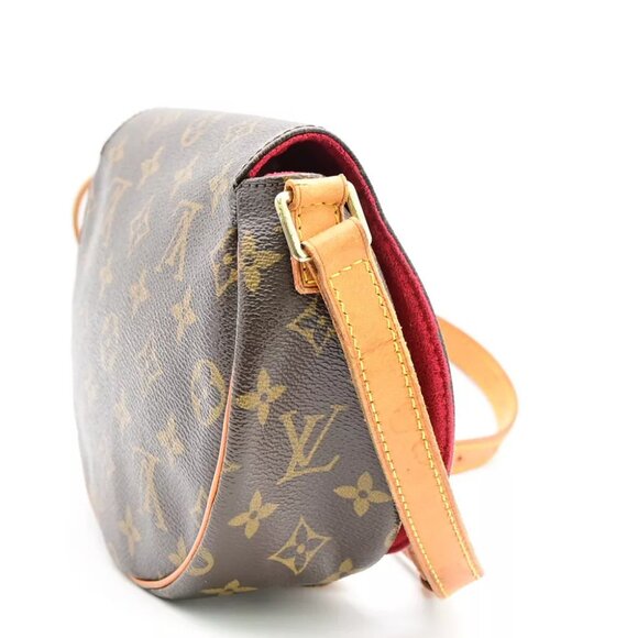 LOUIS VUITTON LV Tambourine Shoulder Bag Monogram Leather Brown M51179 18YE559 - Picture 4 of 15